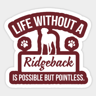 Ridgeback Sticker